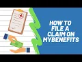 How to File a Claim on MyBenefits