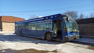 Ride On Pace Bus 2016 ElDorado National Axess BRT 6558 On Rt 383 to Midway CTA Station via 103rd