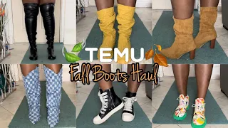 Temu s Fall Shoes The Cutest Cheapest Boots