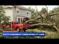 Clean up begins after at least 3 tornadoes hit south suburbs