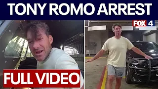Tony Romo OWI arrest Body cam FULL