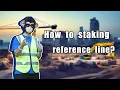 How to staking reference line in Survey Ape App