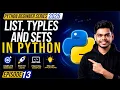 Python Lists Tuples And Sets Explained In Tamil Python Beginner Series In Tamil 2026