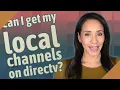Can I get my local channels on directv