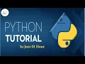 Learn Python in Just 1 Hour A Crash Tutorials
