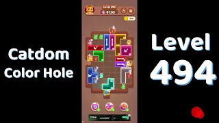 Catdom Color Hole Level 494 Screenshot