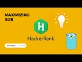 Easy Latihan Hackerrank - Maximizing XOR Pakai Golang Bahasa Indonesia