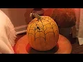 Spiderweb Painted Pumpkins - Easy No-Carve Pumpkin Decorating DIY Craft