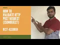 Rest assured API automation framework - How to Validate HTTP Post request Json Object