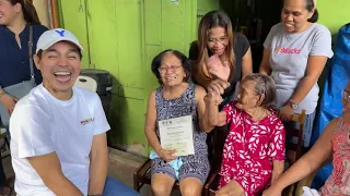 Centenarian Lola Juana in Pandacan, Manila with Dir. Beth Rivera.