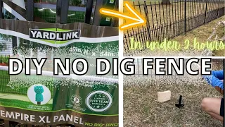 DIY NO DIG FENCE