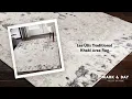 Les Ulis Traditional Khaki Area Rug