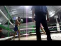 Round 3 Muay Thai Fight Kalare Boxing Stadium Chiang Mai Thailand