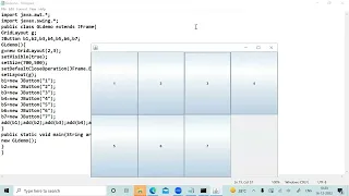 Swing GUI Tutorial GridLayout Manager GridLayout in Java Applets Frames