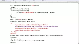 HOW TO USE NOT METHOD IN JQUERY DEMO