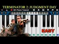 Terminator 2 Judgment Day - Main Theme EASY Piano Tutorial