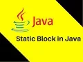 7 16 How to use Static Block in Java Tutorial
