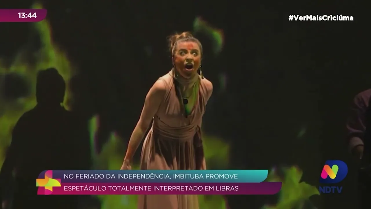 No feriado da Independência, Imbituba recebe espetáculo interpretado totalmente em Libras