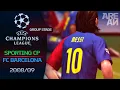 PES 2009 - UEFA Champions League 2008/09 - FC Barcelona - Group Stage - Round 1