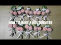 Simple Boutonniere Tutorial