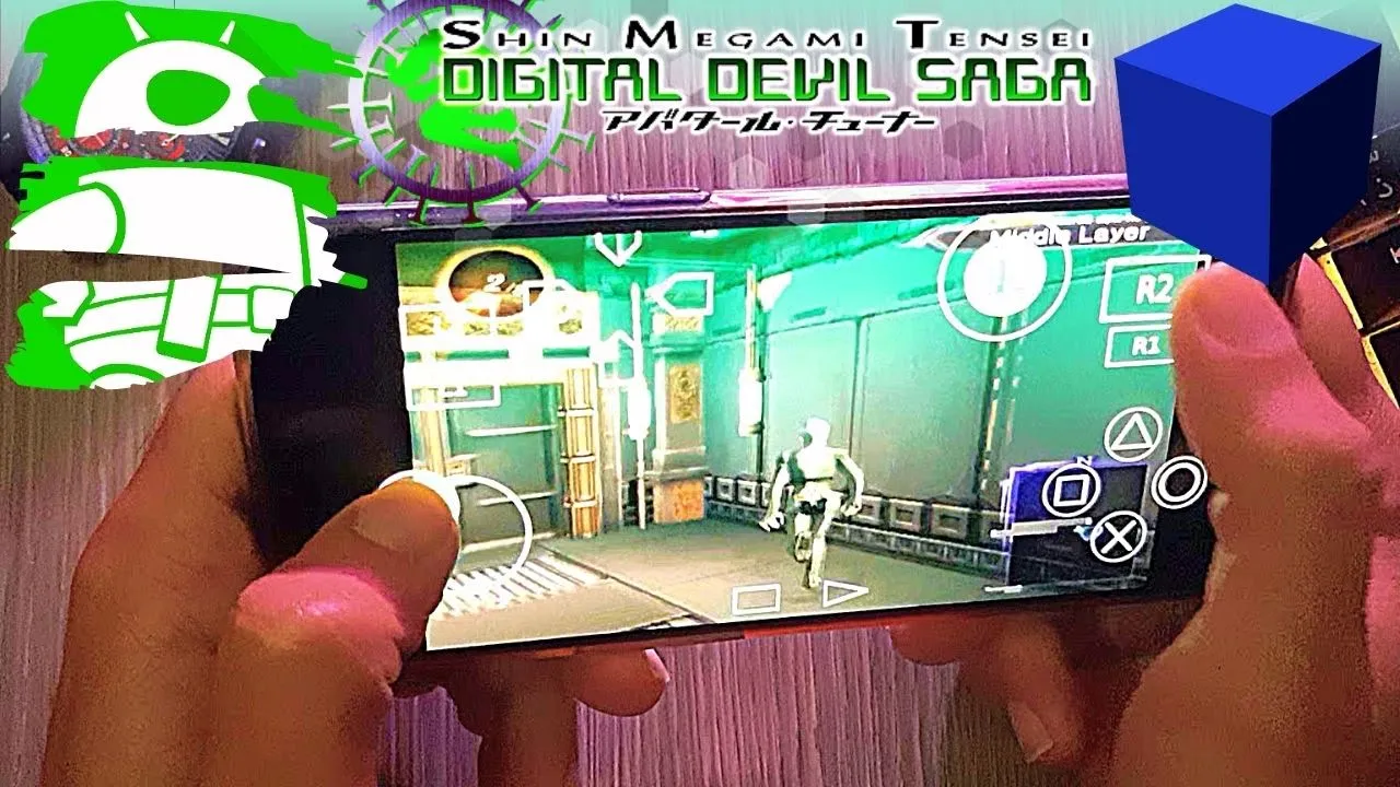 Shin Megami Tensei Digital Devil Saga - PS2 Emulator Android Gameplay - Aether SX2 APK - Mobile 2022