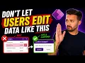 Never Let Users Edit Data Like This Add Confirm Before Saving Power Apps