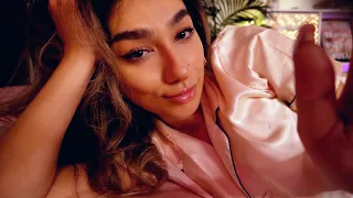 ASMR Girlfriend Tucks You To Sleep i love you kisses you are okay