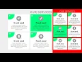 Html CSS responsive service section Complete responsive layout service section with Html and CSS