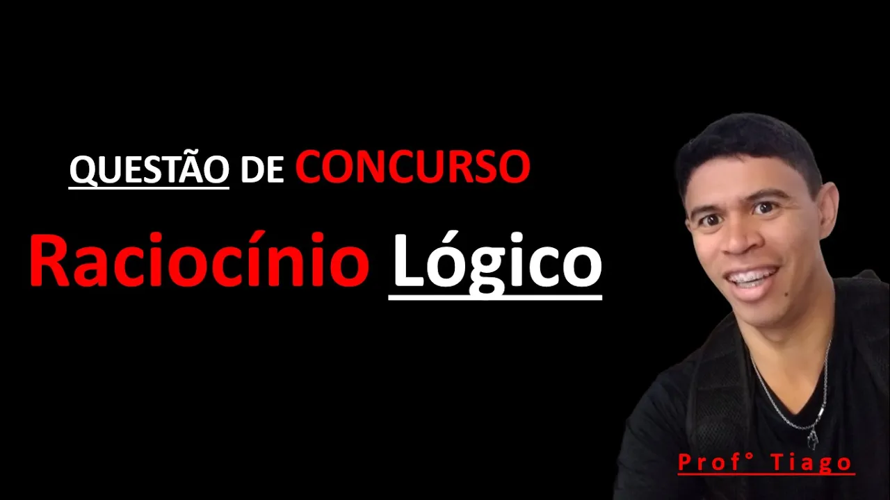 Raciocínio Lógico Q13 Matemática Instituto Mais #IMAIS 2019 Guarda Civil Municipal