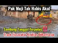 Download Lagu Mantap Sambung Tanggul Terputus‼️ Track Excavator Amblas Tanah Bantaran Bergerak #dedimulyadi