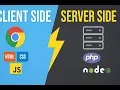 Web Development Explained Client Side vs Server Side Beginner to Pro