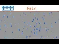 Rain Particles in Java Processing