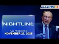 Lagu Nightline, 22 November 2025