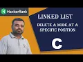 HackerRank Data Structures Delete a node