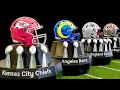 All NFL Super Bowl Winners 1967-2024