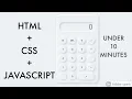 HOW TO CREATE THE BEST CALCULATOR USING HTML CSS AND JAVASCRIPT
