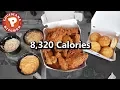 Popeyes 16pc Family Meal Challenge 8 000 Calories