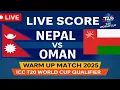 Download Lagu Nepal Vs Oman Live Score | Warm Up Match 2025 | ICC T20 World Cup Qualifier Warm Up