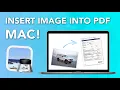 Insert Images into a PDF using on Mac - Updated Tutorial 2024
