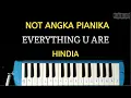 Download Lagu Not Pianika Hindia - everything u are | Cerita Kita Tak Jauh Berbeda