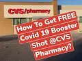 How to get Free Covid-19 Booster cvs