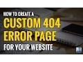 How to Create a Custom Error 404 Not Found Page