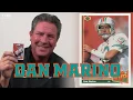 Hall of Famer Dan Marino trading cards and stories about NFL legends