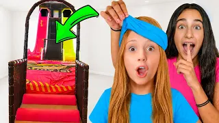 Nastya ve Evelyn parkta eğlenceli bir yarışmaya katılıyor!