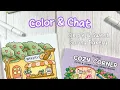 Color and Chat with Me Sweet Peach Bakery Cozy Corner by Coco Wyo