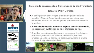 BC - Biologia da Conservação e Conservação da biodiversidade