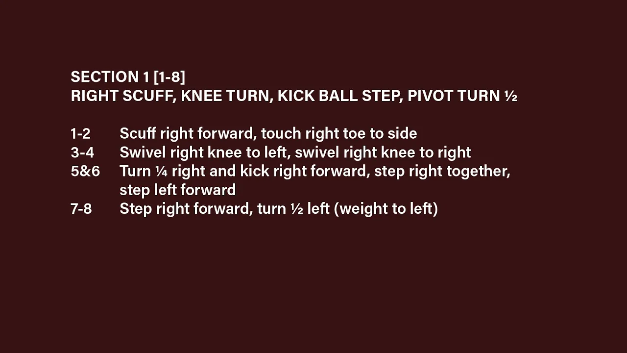 Chill Factor Line Dance Steps