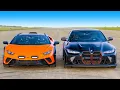 Download Lagu BMW M4 CS v Lambo Huracan: DRAG RACE