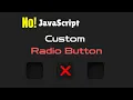 How to Create Stylish Radio Button with HTML CSS No JavaScript