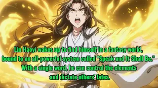 When I speak, the law follows; in all realms, my word is law!